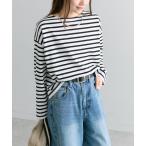 ショッピングボーダー tシャツ ボーダーショートカットソー レディース