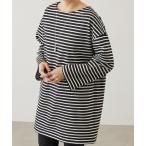 ショッピングボーダー tシャツ イニシャル入りボーダーチュニック レディース