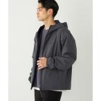 ショッピングcolors ブルゾン アウター SHIPS Colors:「洗濯機可能」Wフェイス リバーシブル ジップ パーカー メンズ