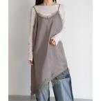 キャミソール アシメレースキャミソール