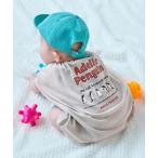 ベビー服 ロンパース 綿100％ デビラボ プリント半袖ゆったりロンパース