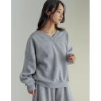 トレーナー スウェット 裏起毛マルチウェイVネックスウェットトップス レディース