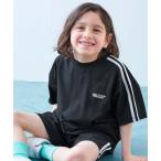 tシャツ 「イージーウォッシュ」防汚 えらべるデザイン UVカット 半袖Tシャツ(セットアップ可能) キッズ 子供服 男の子 女の子