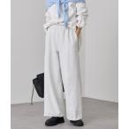 スウェットパンツ ジャージ 予約「A・MONN._.(アモン)」WIDE SWEAT PANTS レディース