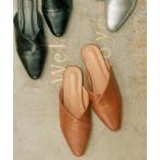 パンプス 「オケージョン対応可能」クロスデザインミュール