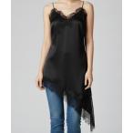 キャミソール アシンメトリー シルキーキャミソール