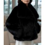 コート アウター エコファー ビッグカラ