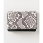 ショッピング名刺入れ 名刺入れ パイソンレザー　名刺入れ/カードケース メンズ レディース