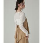 キャミソール スエードキャミ