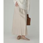 スカート フィブリルサテンスカート