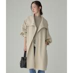 コート アウター 「多機能素材」オーバーフォルムコート レディース
