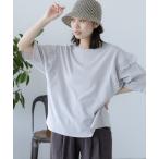 「niko and...」 半袖カットソー MEDIUM ライトグレー レディース
