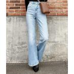 「Levi's」 ブーツカットデニムパンツ 24inch ライトインディゴブルー レディース