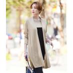 ショッピングロングカーディガン 「ICB」 ニットカーディガン SMALL ベージュ レディース