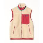 「patagonia」 ワンポイントベスト X-SMALL ベージュ メンズ