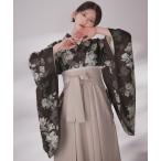 ショッピング袴 着物 卒業袴３点セット 二尺袖着物　帯　袴 レディース