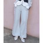 ショッピングファーファ パンツ フリルスウェットパンツ レディース