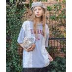 tシャツ リメイクデザインレースTシャツ レディース