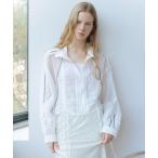 ショッピングファーファ ブルゾン アウター シアーフリルブルゾン レディース