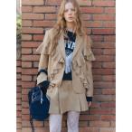 ショッピングファーファ ジャケット テーラードジャケット フリルデザインテーラードジャケット レディース