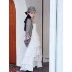 ドレス ケープセットティアードドレス