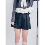 パンツ ベルトセットショートパンツ レディース