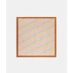 ショッピングバンダナ スカーフ バンダナ シグネチャー レインボー プリント シルク スクエア スカーフ レディース メンズ