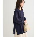 ショッピングチュニック ニット セーター もちやわサイドリブニットチュニック レディース