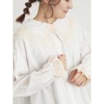 ブラウス シャツ 「2WAY」レースBig襟取り外しブラウス レディース