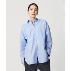 ブラウス シャツ コットンブロード レギュラーカラーシャツ レディース