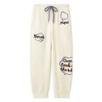 パジャマ 「HOMME」ベビモコトークロゴロングパンツ メンズ