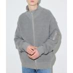 セーター ニット スタンドカラーWジ