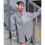 ブラウス シャツ 「S.Mサイズ展開」パッチワークレースシャツ レディース