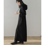 ワンピース 「裏起毛」フーディーワンピース