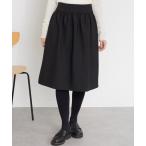 スカート ギャザーミディスカート