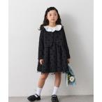 ショッピングドット ワンピース 「KIDS」「フォーマル・セレモニー」洗える ドットチュールジャケットワンピセット キッズ 子供服