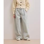 ショッピングサステナブル商品 ジーンズ デニム デニムパンツ 「WEB限定」・「サステナブル」ディープライズワイドデニム レディース