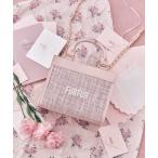 ショッピングファーファ トートバッグ 「限定カラー」ツイードロゴトートバッグ レディース