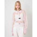 ポロシャツ ポロ Sheer Mohair Damage Polo/シアーモヘア ダメージポロシャツ レディース