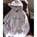 パーカー 「GERRY/ジェリー」ダンボールニット 刺繍デザイン フーデットパーカー メンズ レディース