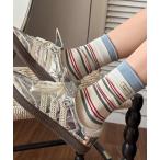  носки [LAMPOON] мульти- окантовка Layered носки женский 