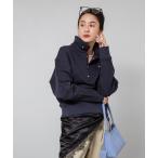 トレーナー スウェット 「MAQWEL/マクウェル」ウォッシャブルスタンドネックスウェット レディース