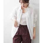 ショッピングforever ブラウス シャツ 「nane」「India series」パッチワークレースブラウス レディース