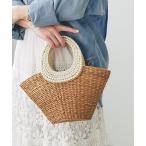 ショッピングかご かごバッグ カゴバッグ パールハンドルバスケットS/チェーン付