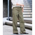 カーゴパンツ ライトミリタリースラブベイカーパンツ レディース