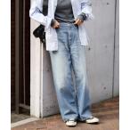 ジーンズ デニム デニムパンツ DENIM DELIGHT DAYS/デニムデライトデイズセルビッチデニムワイドジーンズ レディース