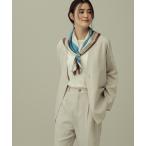 ジャケット ノーカラージャケット 「セレモニー／卒入式にも」「多機能素材」ダブルクロスノーカラージャケット / 642683 レディース