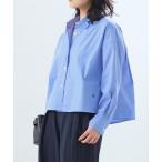 ブラウス シャツ 「金子綾さん着用」刺繍ショートシャツ レディース