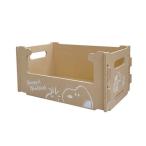 収納 SN 簡単組立 スタッキングコンテナ (スヌーピー＆ウッドストック)