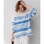 「23区」 長袖ニット 44 ホワイト レディース